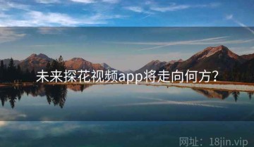 未来探花视频app将走向何方？