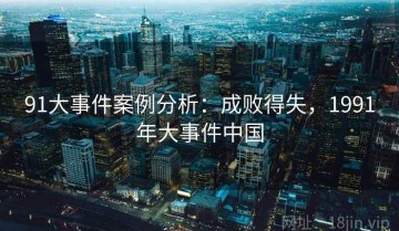 91大事件案例分析：成败得失，1991年大事件中国