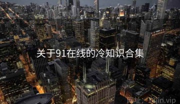 关于91在线的冷知识合集