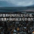 一文读懂黑料网的玩法与价值，一文读懂黑料网的玩法与价值作文