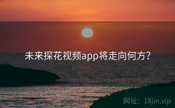 未来探花视频app将走向何方? 未来探花视频app将走向何方?