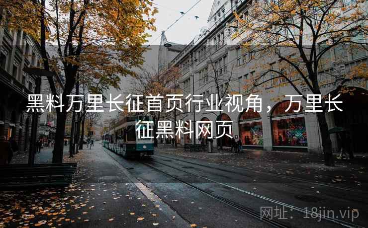 黑料万里长征首页行业视角，万里长征黑料网页